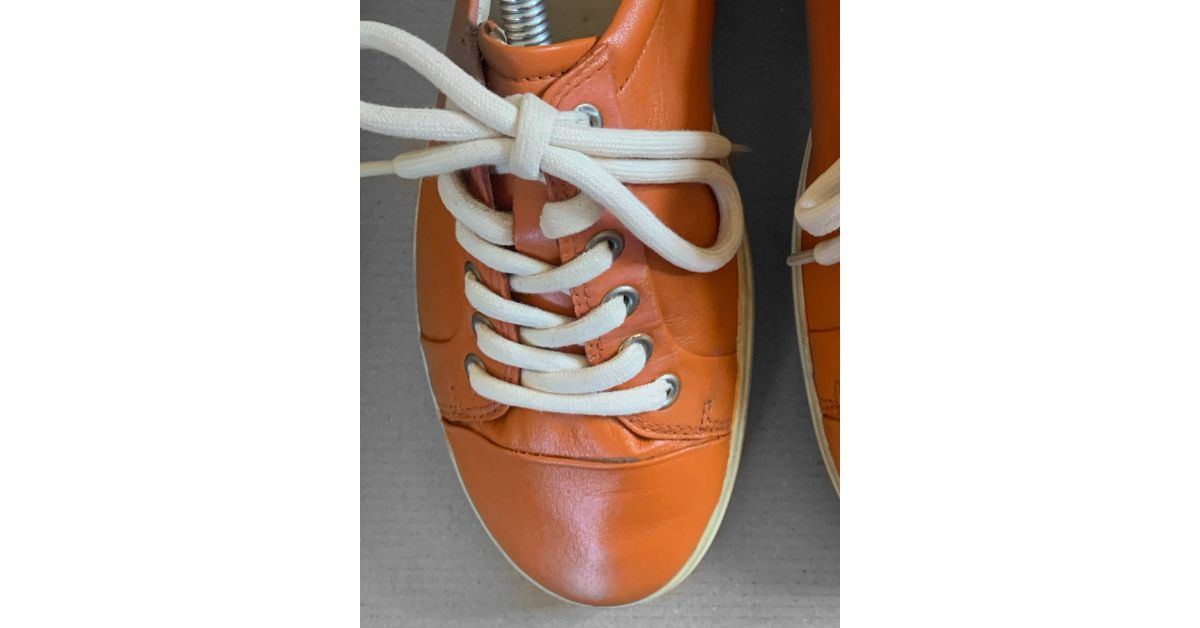Oranžová Barva na boty Easy Dye 163 Pale Orange  Barvení odřených tenisek-2